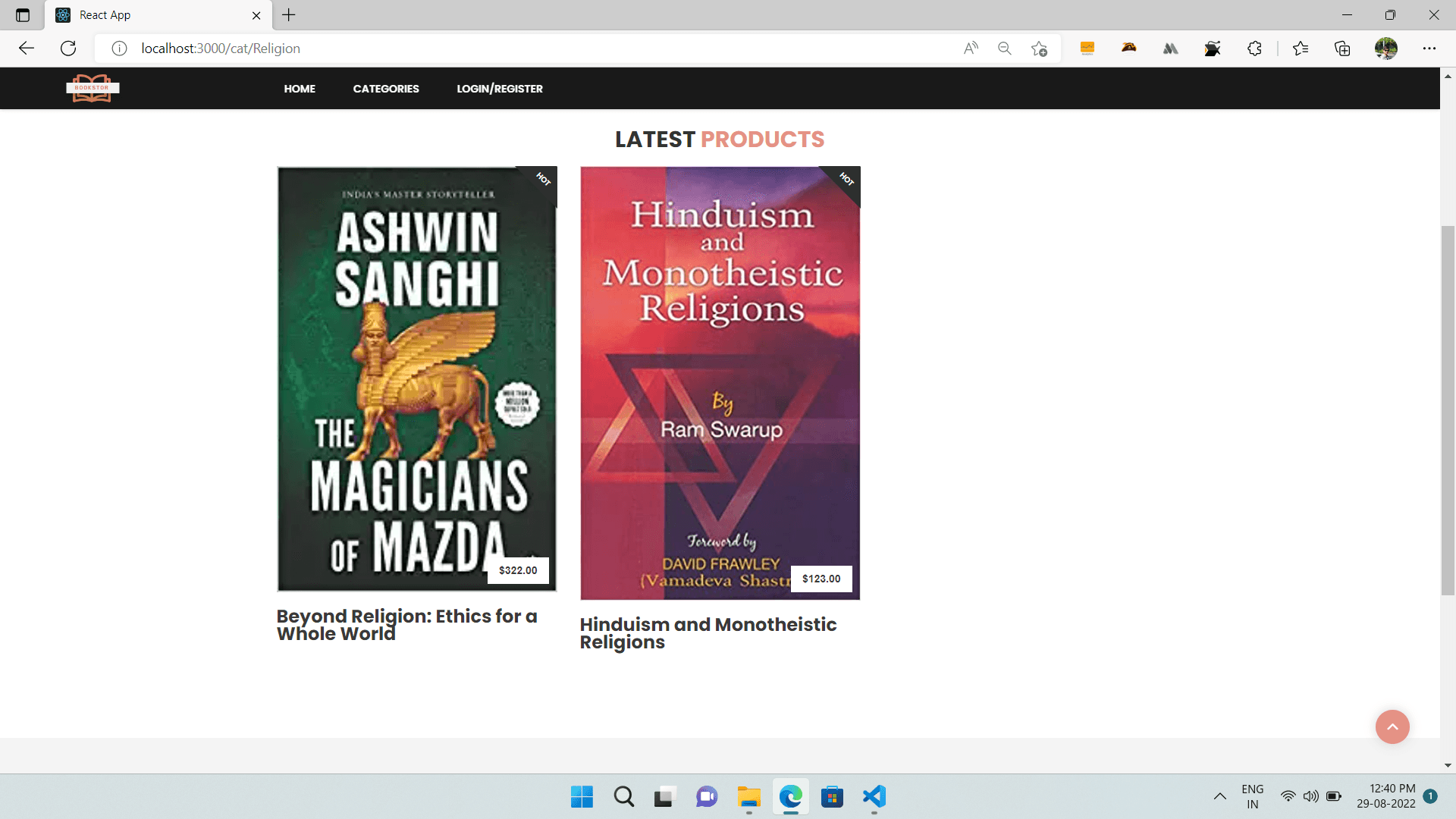BookCart screenshot 1